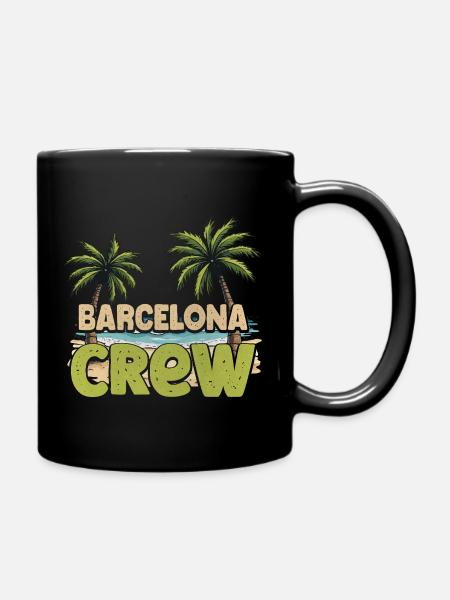 Barcelona Crew - Tasse einfarbig - Schwarz
