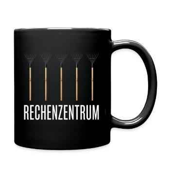 Rechenzentrum Gartenoutfit Gartenarbeit - Tasse einfarbig - Schwarz - Rechts