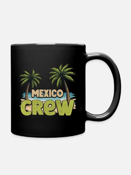 Mexiko Crew - Tasse einfarbig - Schwarz