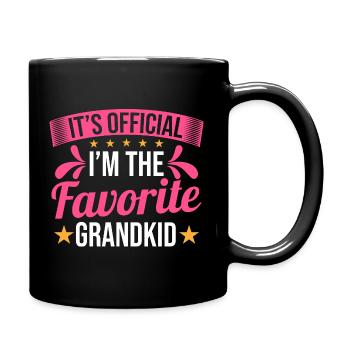 Favorite Grandma Nana Mimi Gigi Grammy Grandmother - Tasse einfarbig - Schwarz - Rechts