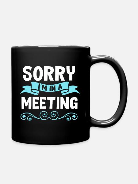 Remote Homeoffice - Tasse einfarbig - Schwarz