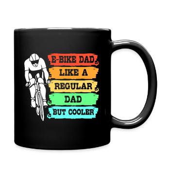 E-Bike EBike E Bike - Tasse einfarbig - Schwarz - Rechts