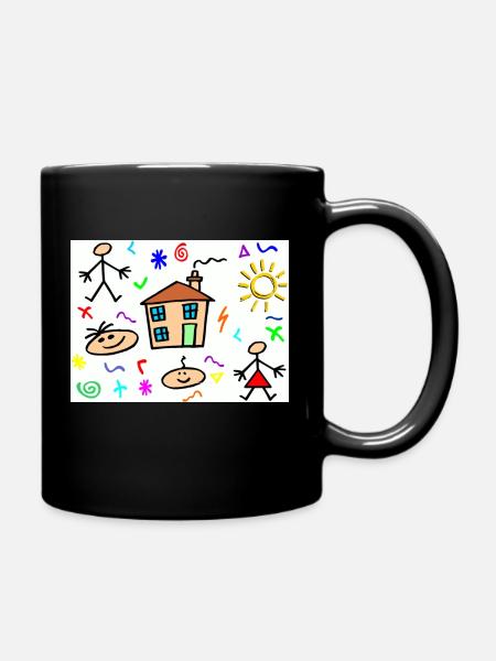 DESSIN ENFANTS - Mug uni - noir