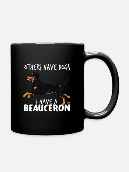 beaucerondogs2 - Tasse einfarbig - Schwarz