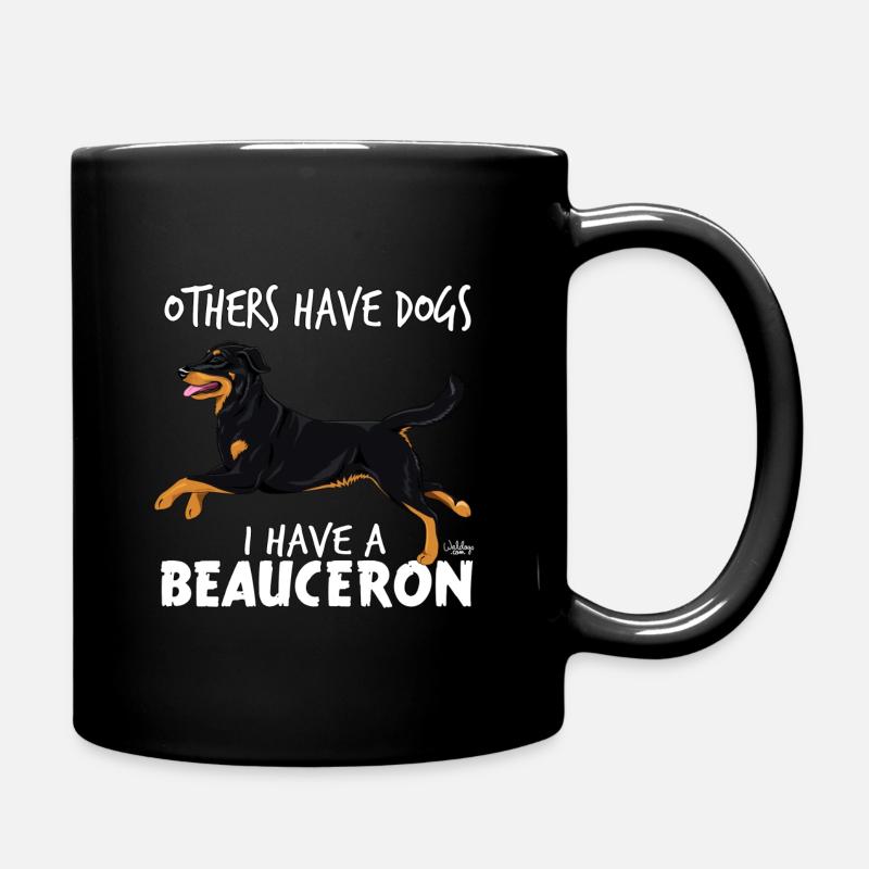 beaucerondogs2 - Tasse einfarbig - Schwarz
