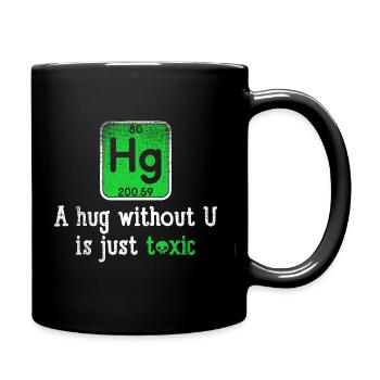 Cadeau toxique drôle de câlin de l'élément chimique de la science Hg - Mug uni - noir - Droite