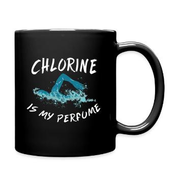 Chlor ist mein Parfüm Geschenk - Tasse einfarbig - Schwarz - Rechts