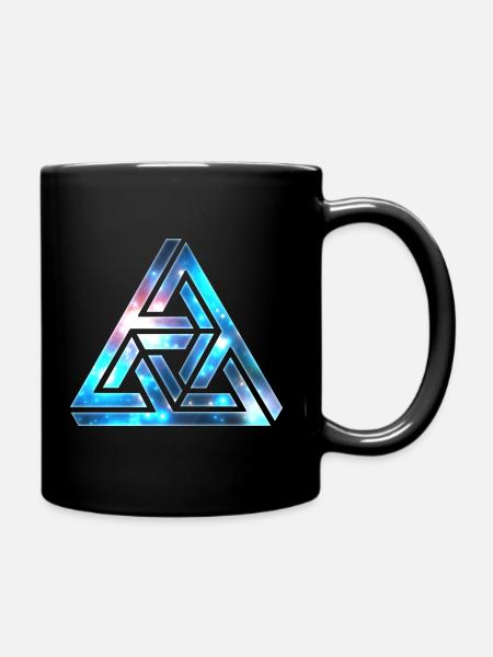 Illusion d’optique, Triangle Impossible, Formes 3D - Mug uni - noir