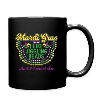 J'aime les perles qui s'agite et je ne peux pas me trouver cadeau - Mug uni - noir - Droite