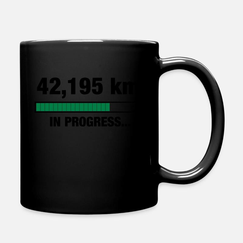 Marathon en cours - Mug uni - noir