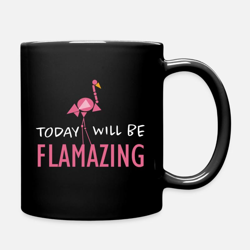 Flamingo - Tasse einfarbig - Schwarz