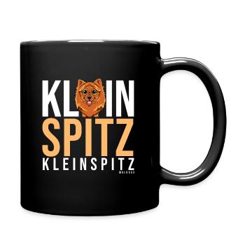 Kleinspitz - Tasse einfarbig - Schwarz - Rechts