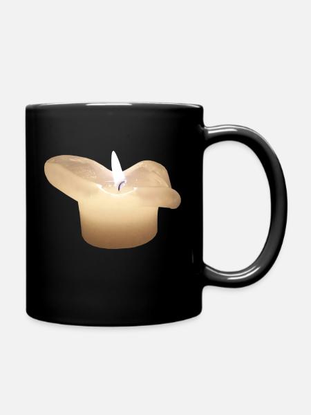 bougie - Mug uni - noir