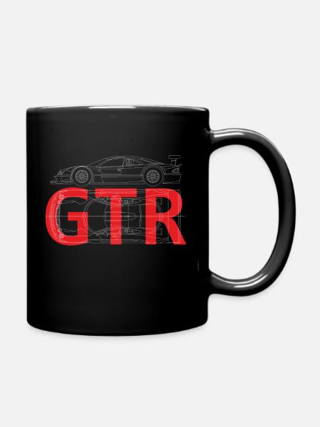 Racing car CLK GTR - Full Colour Mug - black