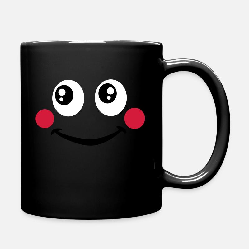 Augen - Tasse einfarbig - Schwarz