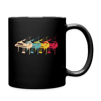 Piano Piano Piano Gift - Mug uni - noir - Droite