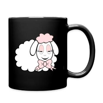 Sheep, Sheep - Full Colour Mug - black - Right