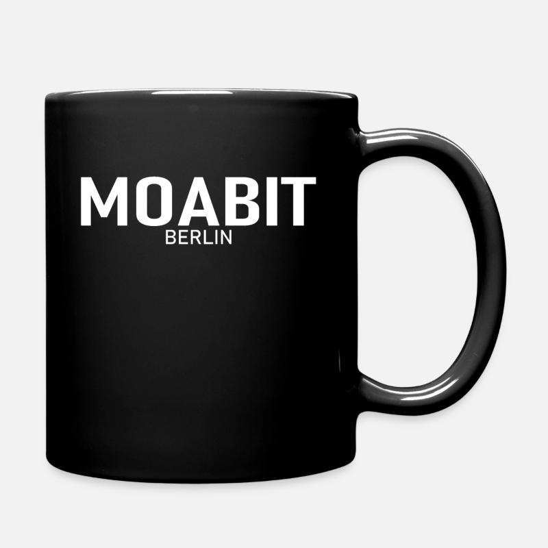 Moabit - Berlin - Deutschland - Germany - Bezirk - Tasse einfarbig - Schwarz