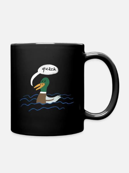 The Duck - Full Colour Mug - black