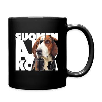 Finnischer Jagdhund I - Tasse einfarbig - Schwarz - Rechts