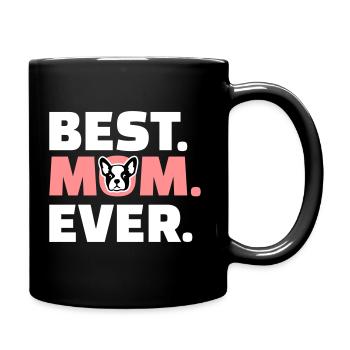 French Bulldog - Full Colour Mug - black - Right