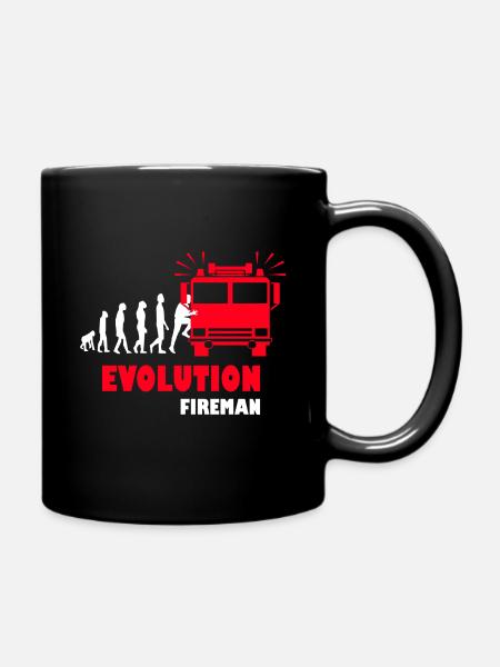 Pompiers Fireman Evolution - Mug uni - noir