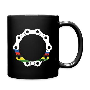 Necklace World Cup white - Full Colour Mug - black - Right