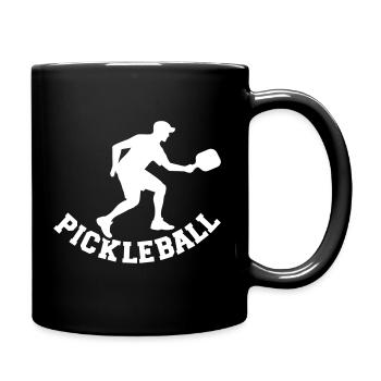 Pickleball - Full Colour Mug - black - Right