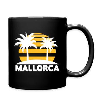 Mallorca - Full Colour Mug - black - Right
