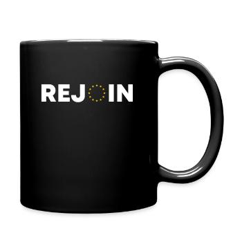Wieder beitreten - Tasse einfarbig - Schwarz - Rechts