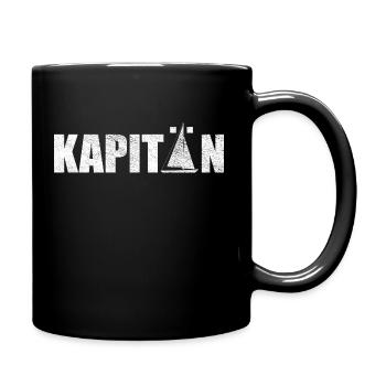 kapitän - Tasse einfarbig - Schwarz - Rechts