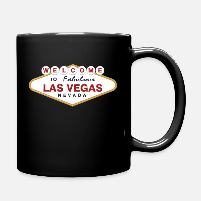 Bienvenue à Las Vegas Retro - Mug uni - noir