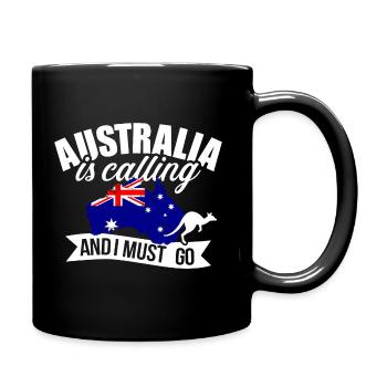 Australie - Mug uni - noir - Droite