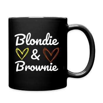blondie - Tasse einfarbig - Schwarz - Rechts