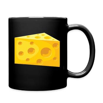 fromage - Mug uni - noir - Droite