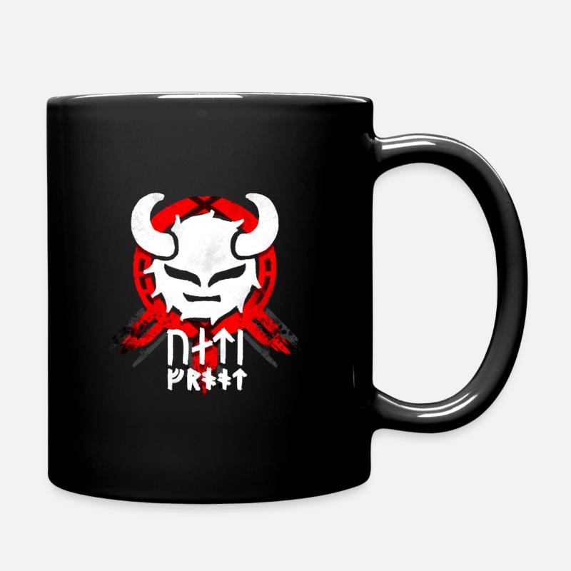 Runen - Tasse einfarbig - Schwarz