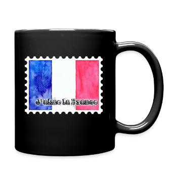 I love France - Full Colour Mug - black - Right