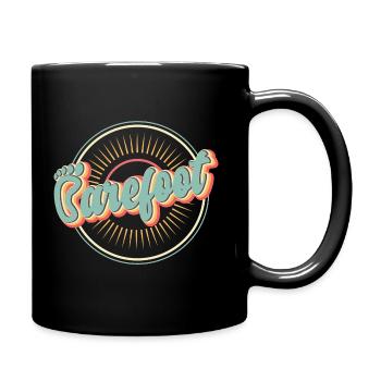 barefoot summer time nature - Full Colour Mug - black - Right
