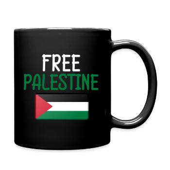 Freedom for Palestine Palestine - Full Colour Mug - black - Right