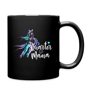 Quarter Mama - Quarter Horse Reiterin - Mug uni - noir - Droite