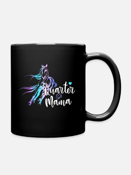 Quarter Mama - Quarter Horse Reiterin - Mug uni - noir