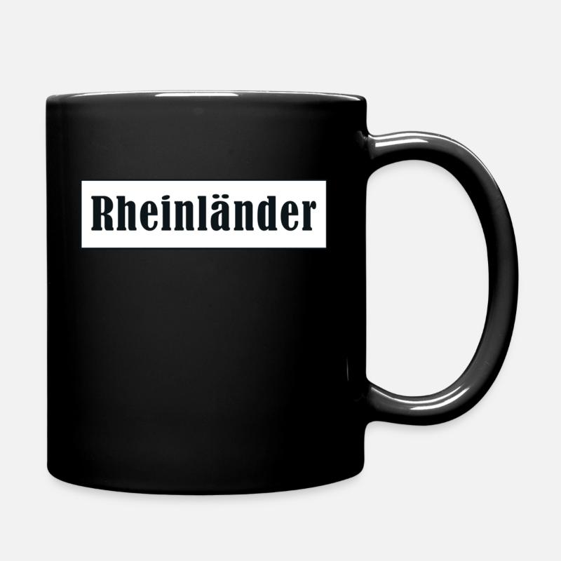 Rheinländer NRW - Tasse einfarbig - Schwarz
