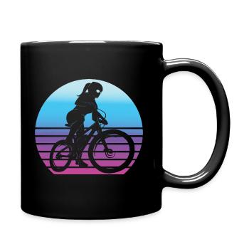VTT VTT Filles VTT Biker - Mug uni - noir - Droite