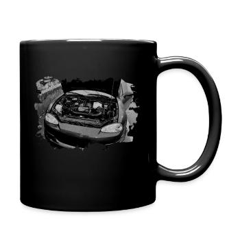 Miata repair - Tasse einfarbig - Schwarz - Rechts
