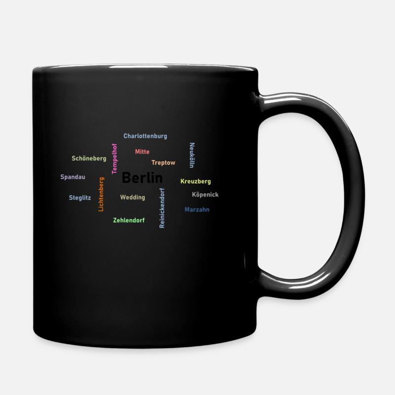 Berlin - Tasse einfarbig - Schwarz
