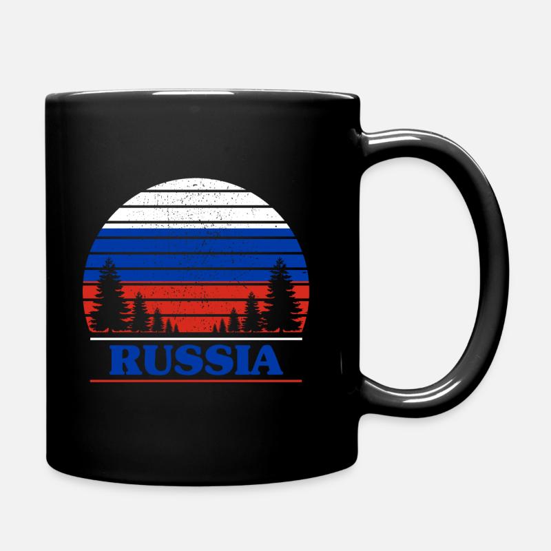Russia - Full Colour Mug - black