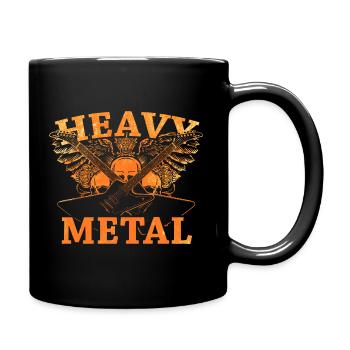 Heavy Metal - Tasse einfarbig - Schwarz - Rechts