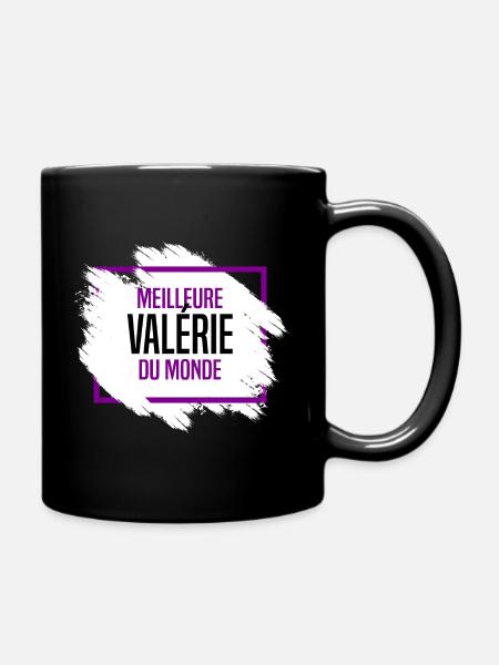 Valérie - Mug uni - noir
