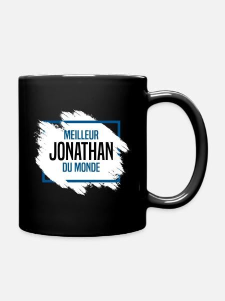 Jonathan - Mug uni - noir