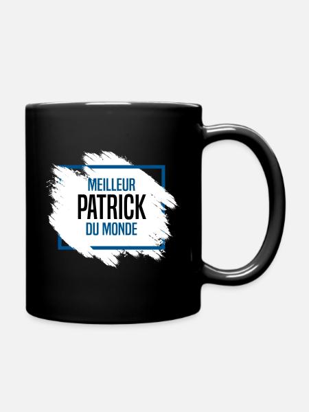 Patrick - Mug uni - noir
